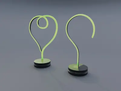 Awesome Rgb Led Table Lamps Table Lamp Pack Free low-poly 3D model