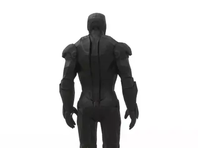 Iron Man Mark 2 Low-poly 3D model