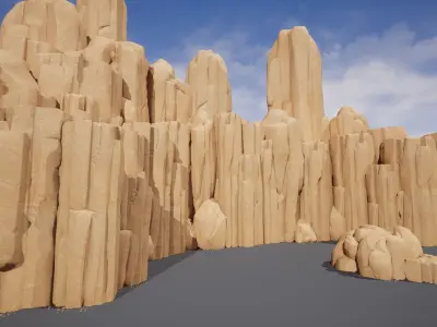 Stones and Rocks pack - game models Low-poly 3D model