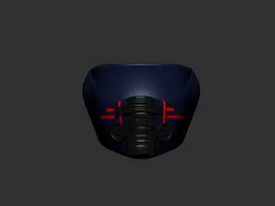 helmet  MASK high poly sculpt 3d printable  3D model