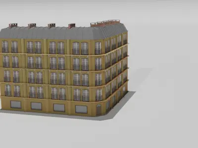 House in Paris 3D model