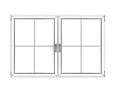 White Window 10 3D model