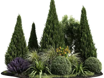 Outdoor Plants 8 3D model