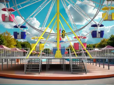  Small Ferris Wheel on Platform 