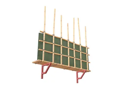 Scaffold v2 002 Low-poly 3D model