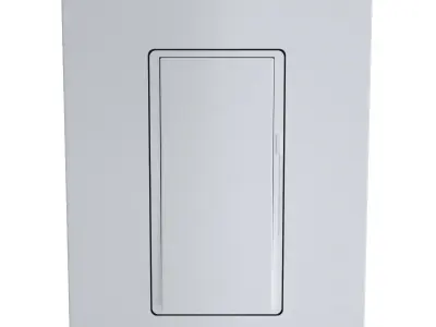 Outlet Cover And Switch 3D model