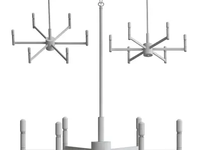 Erzo Chandelier 3D model