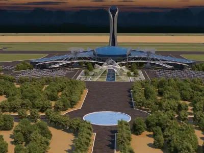 0009 - Architecture Airport - 2021 - 01 3D model