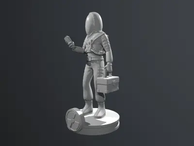 Chibi Artifact Researcher 3D print model