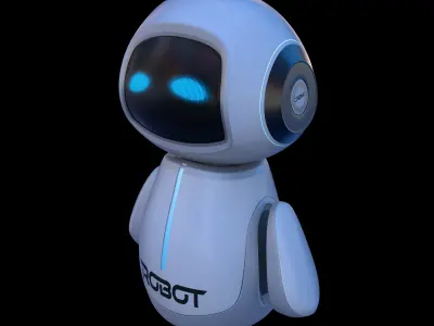 Cartoon Baby Robot 3D model