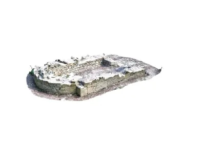 ruins of the temple 3D model