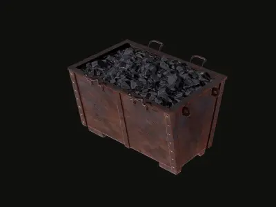 Container Silicon Low-poly 3D model