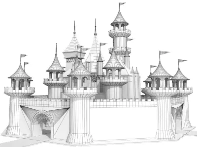 Park Castle House 3D model