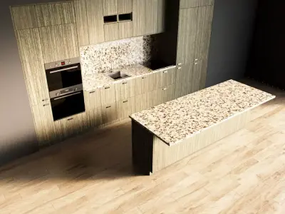 32-Kitchen8 texture 3 3D model