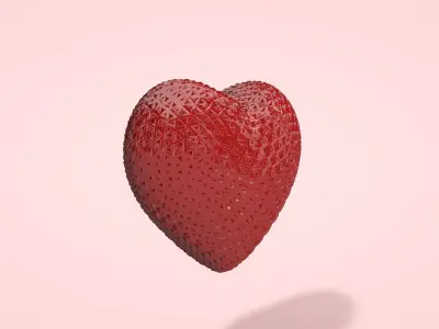 Rugged Heart 3D model