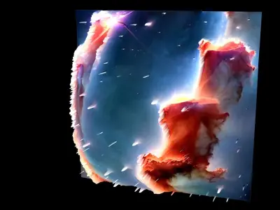 Twins Nebula 3D model