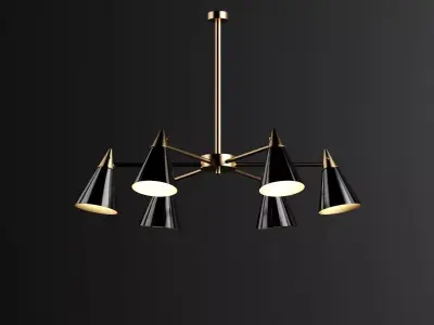 Ceiling light 3D model 50
