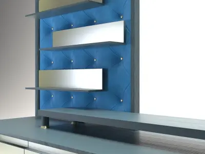 Realistic Chester Tv Unit  3D model