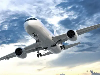  Narrow Body Airliner Flight 