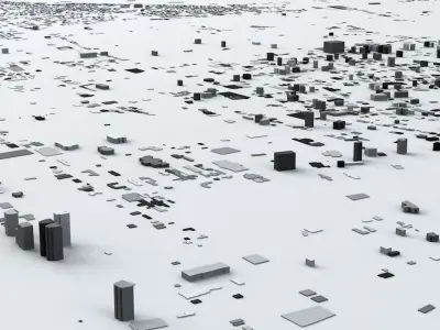 Santo Domingo Streets and Buildings 3D model