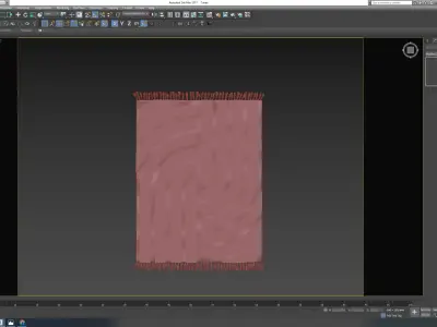 Karmen Hilo Tufted Rug Low-poly 3D model