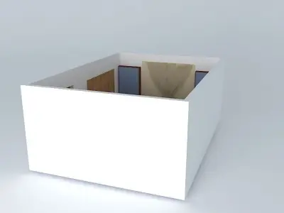 milenaorkut house with door Free 3D model