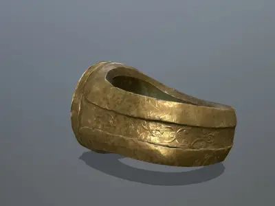 Power Ring Low-poly 3D model
