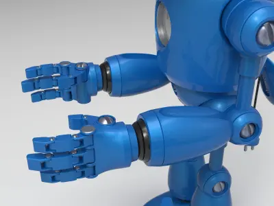 Cartoon Robot  3D model