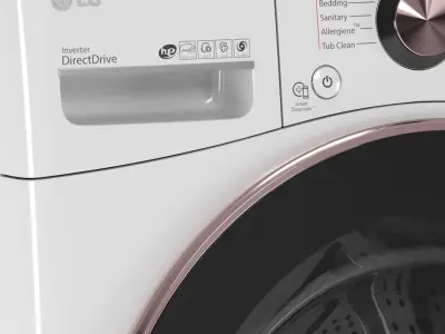 LG washing machine WM4000HWA 3D model
