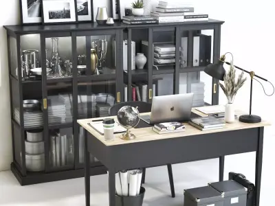 Office workplace 43 3D model