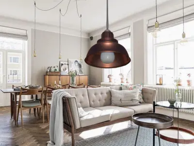 Industrial Lamp Shade Decor Retro IKEA Compatible 3D print model