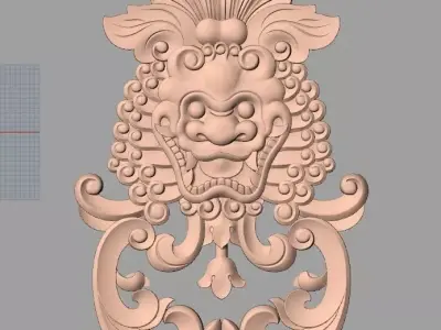 3D carved model furniture 3D design used for artcam aspire E844 3D model
