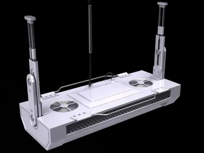 Fluorescent Lamp 3D model