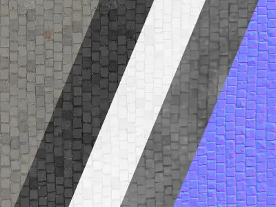 Ultra realistic Tiles Floor  3D model