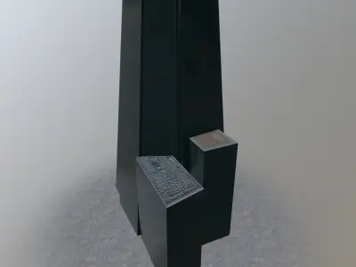 London The Shard Low-poly 3D model