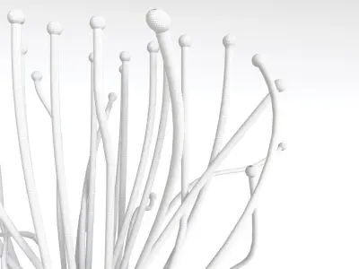 Table lamp 3D model 122