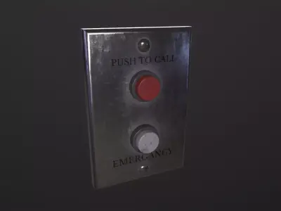 Metal Switch 3D Model Low-poly 3D model