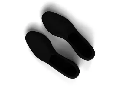 Women Loafer Flat 3D model