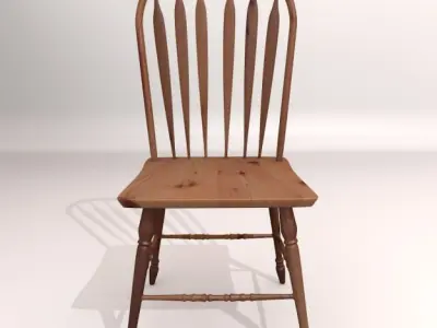 3D Model Windsor Side Chair 3D model