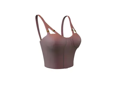 Bra Top v1 002 Low-poly 3D model