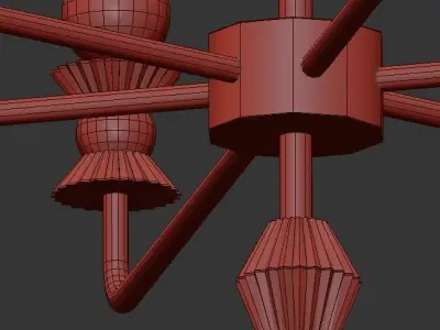 Jax Chandelier 3D model