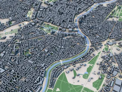 Vienna City Austria 3D model