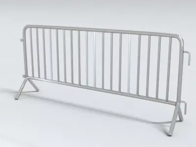 laos Street Barricade Low-poly 3D model