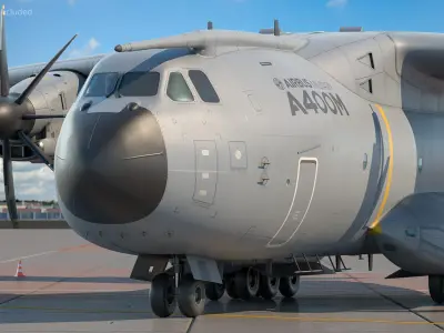  Airbus A400M Atlas Turboprop Military Transport Aircraft 