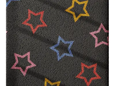 Kids Carpet Set 29 3D model