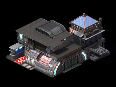 Future World - Building 062 3D model