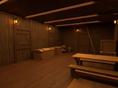 Medieval Fantasy House 03 3D model