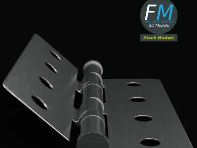 Door hinge 3D model