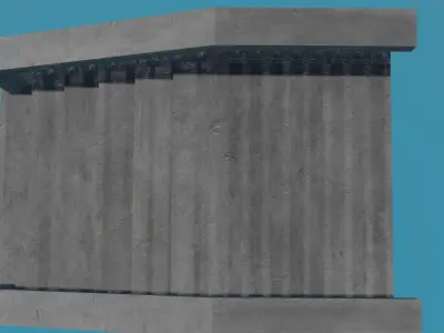 Brick Staircase 3D model