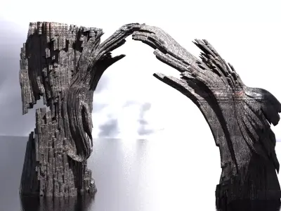 Femorian cliff lances  2 3D model